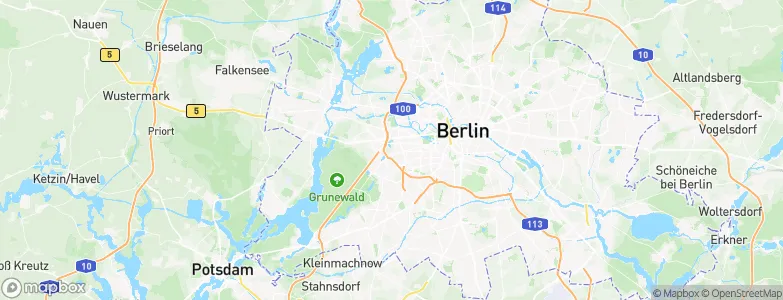 Berlin Wilmersdorf, Germany Map