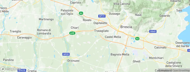 Berlingo, Italy Map