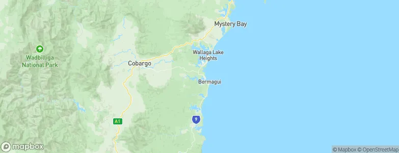 Bermagui, Australia Map