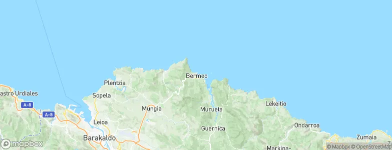 Bermeo, Spain Map