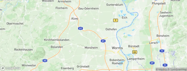 Bermersheim, Germany Map