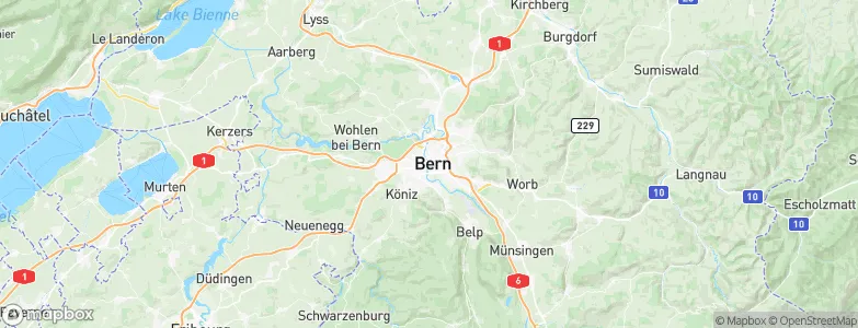Bern, Switzerland Map