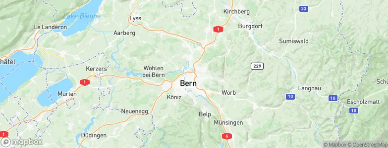 Bern / Wankdorf, Switzerland Map