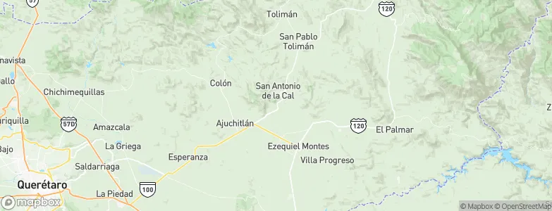 Bernal, Mexico Map