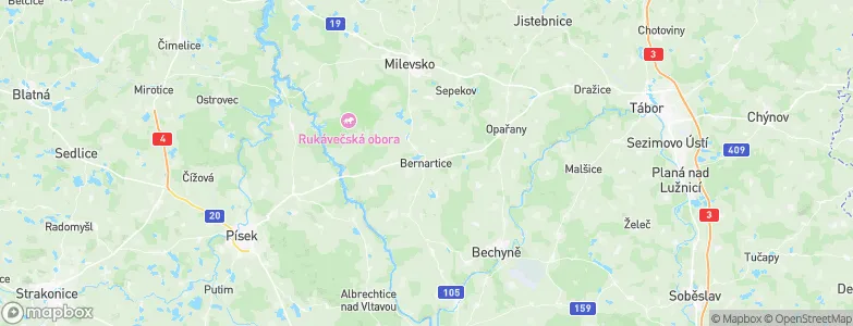 Bernartice, Czechia Map