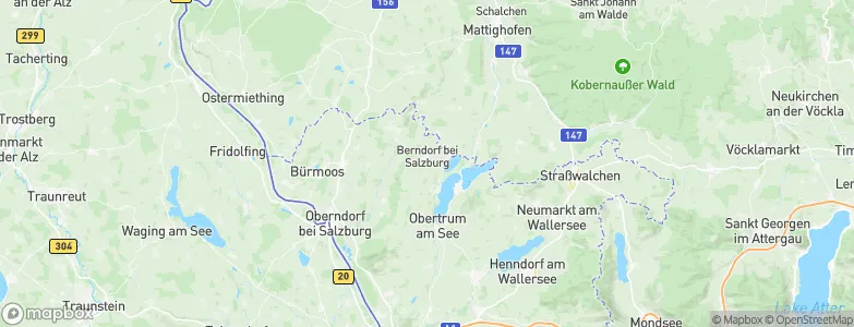 Berndorf bei Salzburg, Austria Map