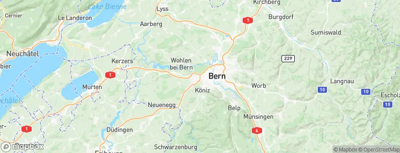 Berne, Switzerland Map