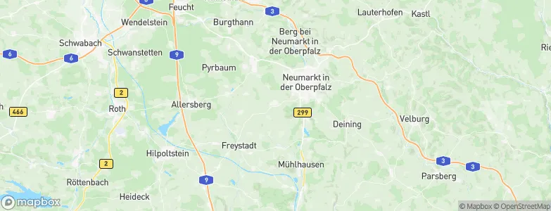 Berngau, Germany Map