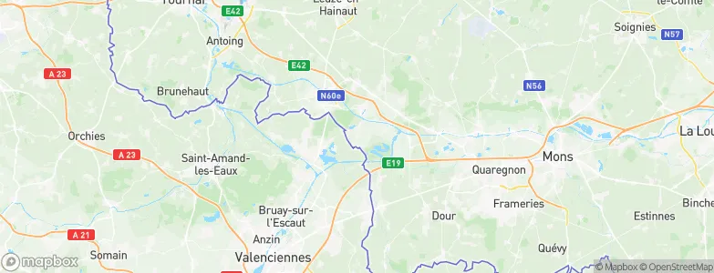 Bernissart, Belgium Map