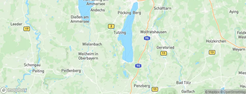 Bernried, Germany Map