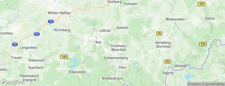Bernsbach, Germany Map
