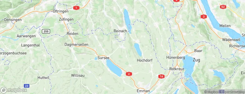 Beromünster, Switzerland Map