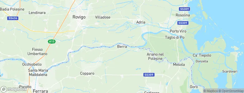 Berra, Italy Map