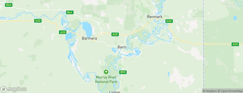Berri, Australia Map