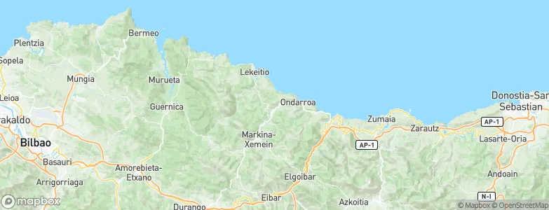 Berriatua, Spain Map