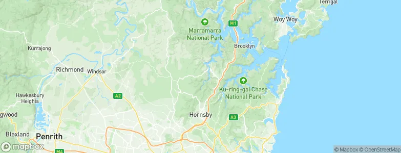 Berrilee, Australia Map