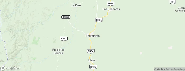 Berrotarán, Argentina Map