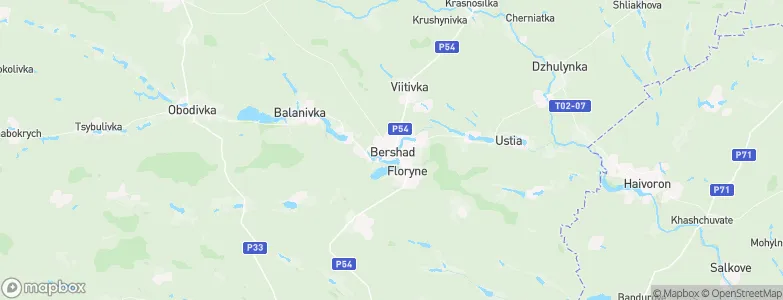 Bershad, Ukraine Map
