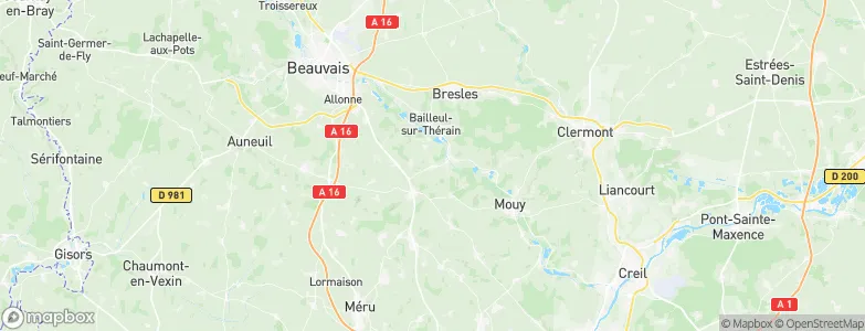 Berthecourt, France Map