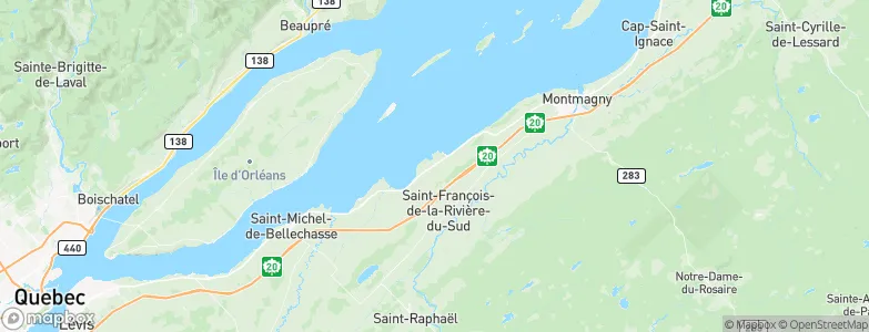 Berthier-Sur-Mer, Canada Map
