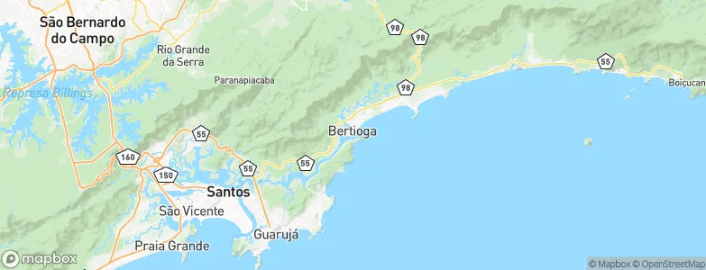Bertioga, Brazil Map