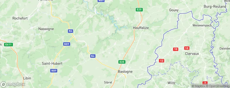 Bertogne, Belgium Map