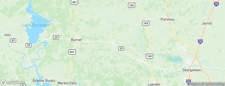 Bertram, United States Map
