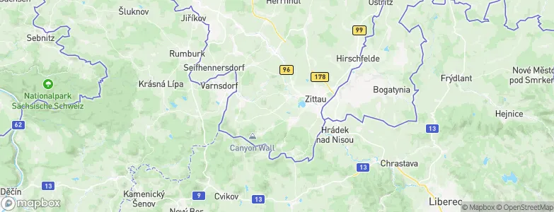 Bertsdorf-Hörnitz, Germany Map