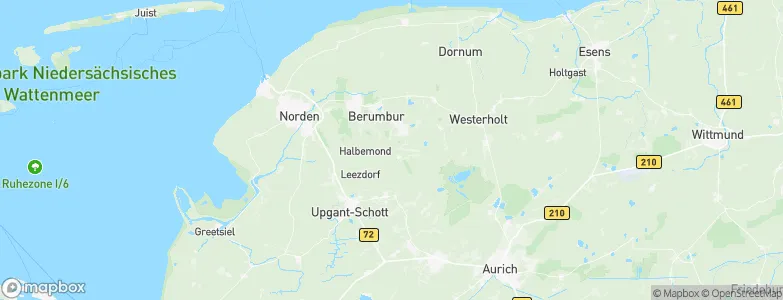 Berumerfehn, Germany Map
