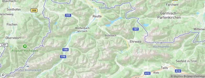 Berwang, Austria Map
