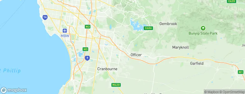 Berwick, Australia Map
