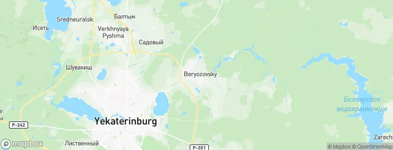 Beryozovsky, Russia Map