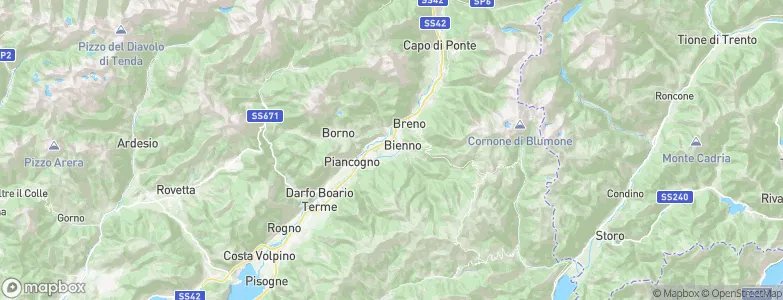 Berzo Inferiore, Italy Map
