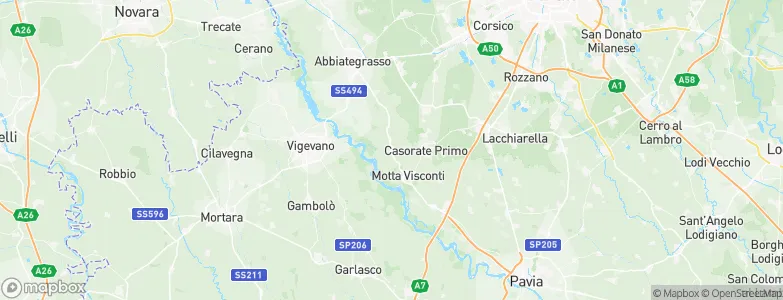 Besate, Italy Map