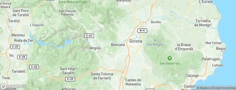 Bescanó, Spain Map