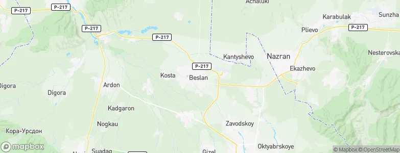 Beslan, Russia Map