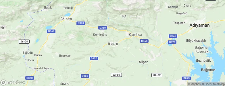 Besni, Turkey Map