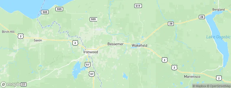Bessemer, United States Map