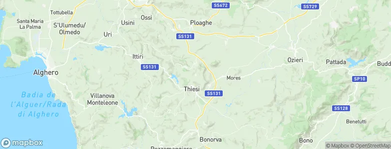 Bessude, Italy Map