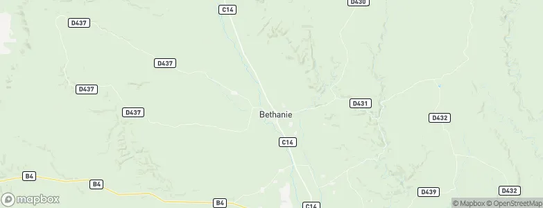 Bethanie, Namibia Map