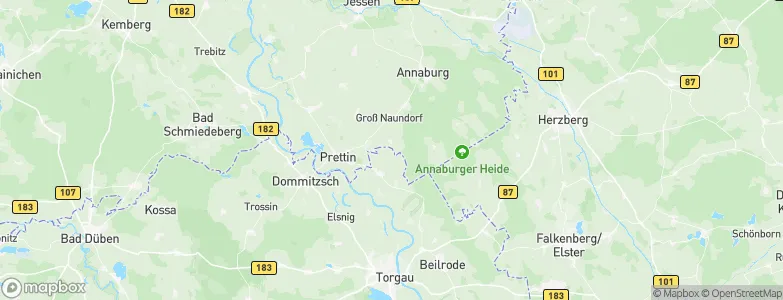 Bethau, Germany Map