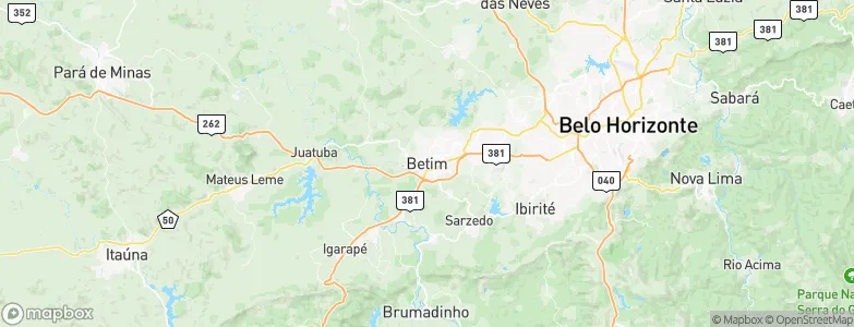 Betim, Brazil Map