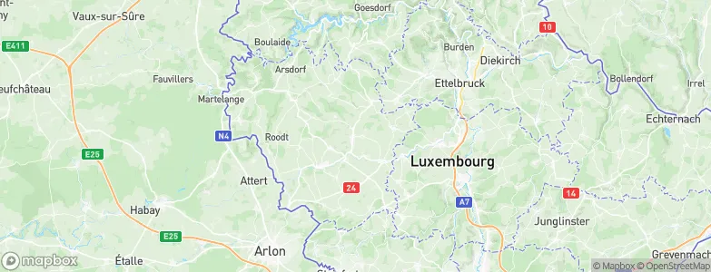 Bettborn, Luxembourg Map