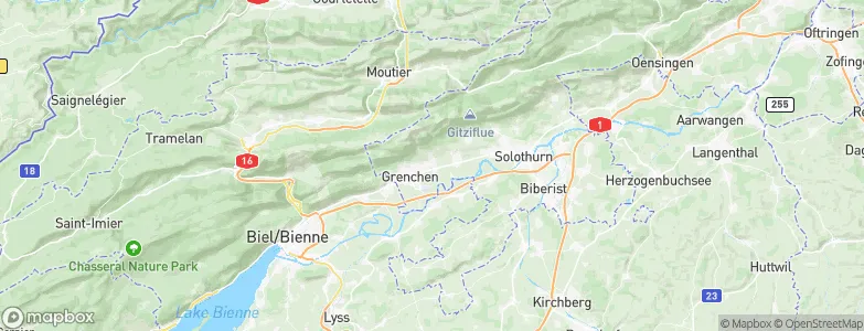 Bettlach, Switzerland Map