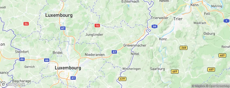 Betzdorf, Luxembourg Map