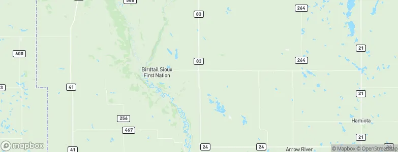 Beulah, Canada Map