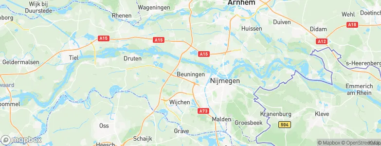 Beuningen, Netherlands Map