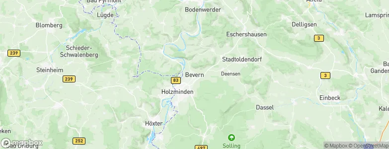 Bevern, Germany Map