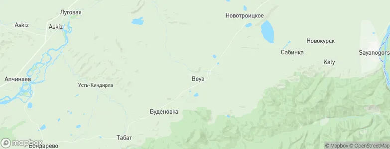 Beya, Russia Map