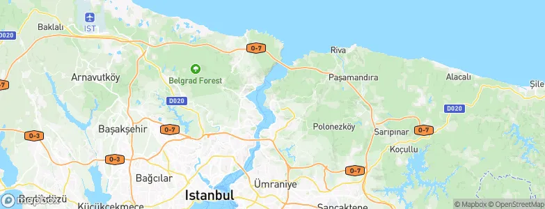 Beykoz, Turkey Map